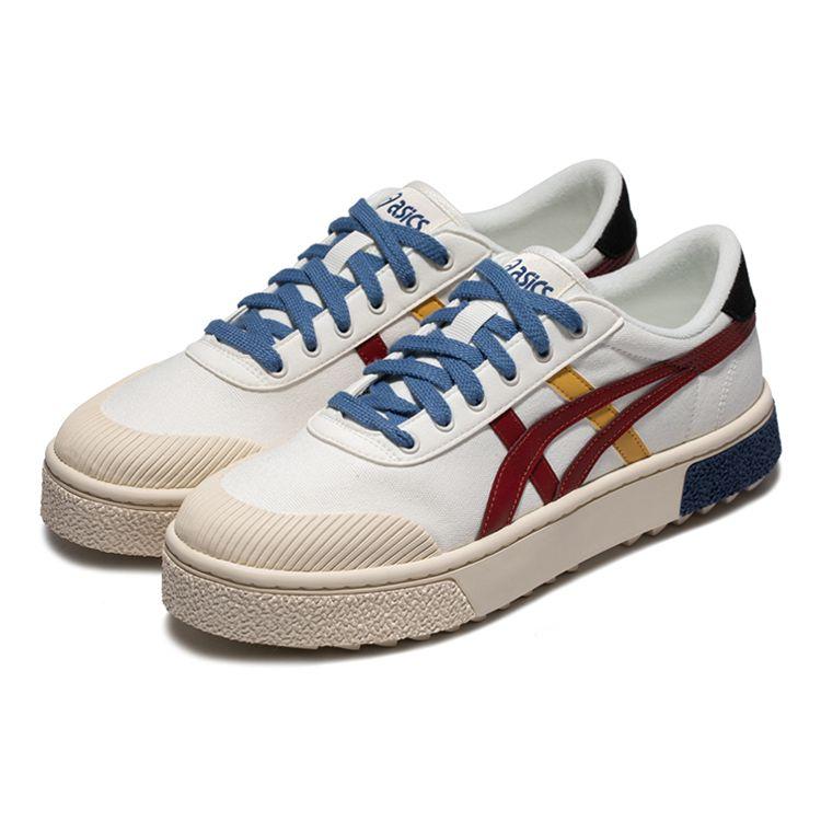 Asics Gel-Court Trail Non-Slip Shock Absorbing Durable Low-Top Sneakers Unisex Sneakers White Red 1203A146-101