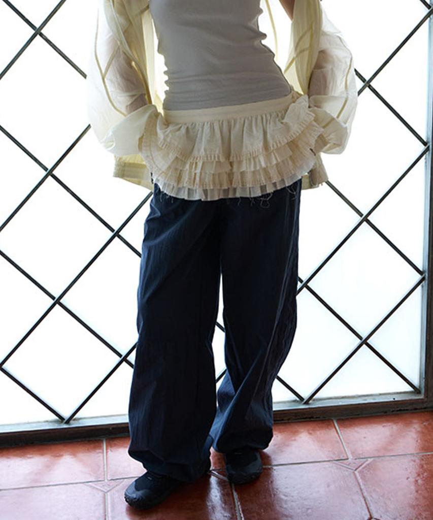 Eine Washed Nylon Pants (Beige)