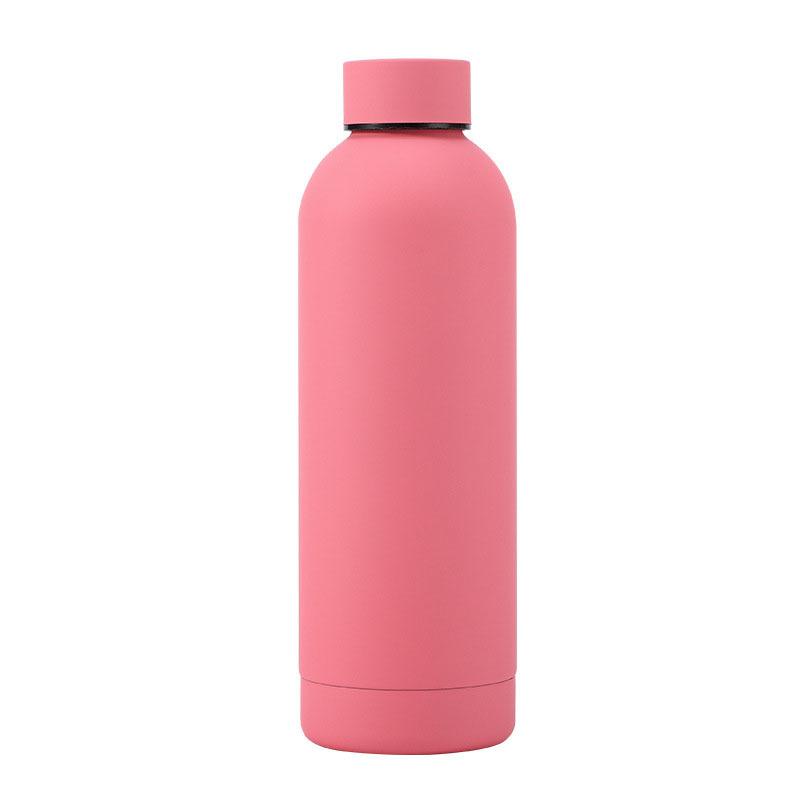 500ml 304 Stainless Steel Small Bottle American Large-Capacity Thermos Outdoor Portable Sports Cup Vacuum Insulation Gifts