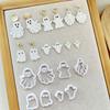 Halloween Themed Clay Cutter Clay Earring Cutter Set for Earrings Making, Clay Earring Cutter Tool for Jewelry Making