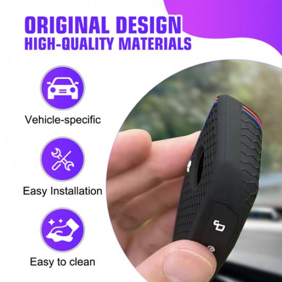 FOR BMW X5 I5 740 760 X7 X1 IX Button Remote Smart Key Fob Silicone Case Cover