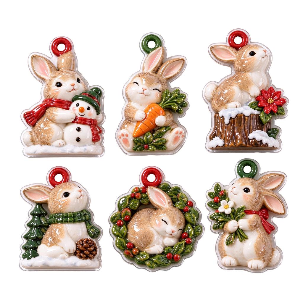 6-Piece Hanging Pendant Set, Decorative Pendant for Crafts and Accessories