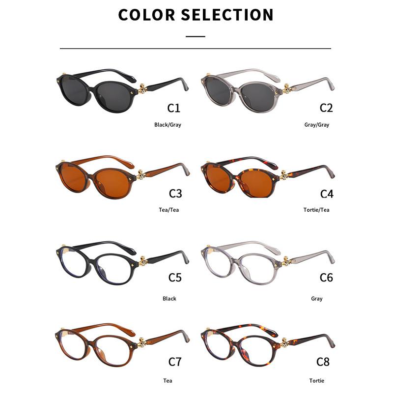 Anti-Blue Light Glasses High Quality Oval Eyewear Women Men Fashion Luxury Eyeglasses Blue Light Blocking Lady Man Eyeglasses