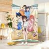 Comedy Anime R-rent a G-girlfriend Throw Lightweight 240g Flannel Blanket Soft Skin-friendly for Summer Cooling