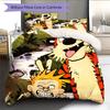 Kevin and Hobbes  Pattern Bedding Quilt Set  Home Decoration  Gift (1 * Duvet Cover + 2 * Pillowcase  Without Core)