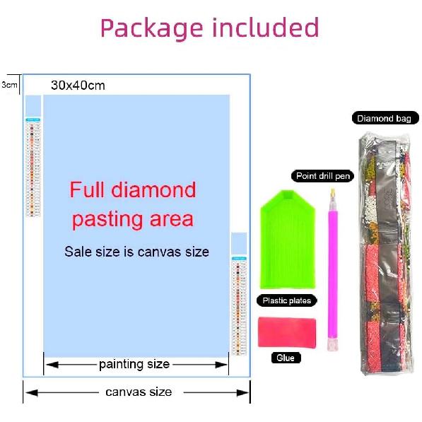 DIY 5D Diamond Art Painting Kits Black and White Abstract Kissing Couple Lover Full Drill Round Diamond Art Paint by Number Kits for Beginner Crystal