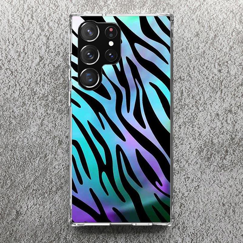 

Zebra Stripe Print Soft Case for Samsung Galaxy S25 S24 S23 S22 Ultra S21 Plus S20 FE Phone Shell S10 + Pattern Cover Print Soft Samsung S10