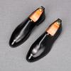 Men's Charm Hollow Out Black Slip On Casual Shoes Flats  Male Homecoming Wedding Dress Footwear Zapatillas Hombre