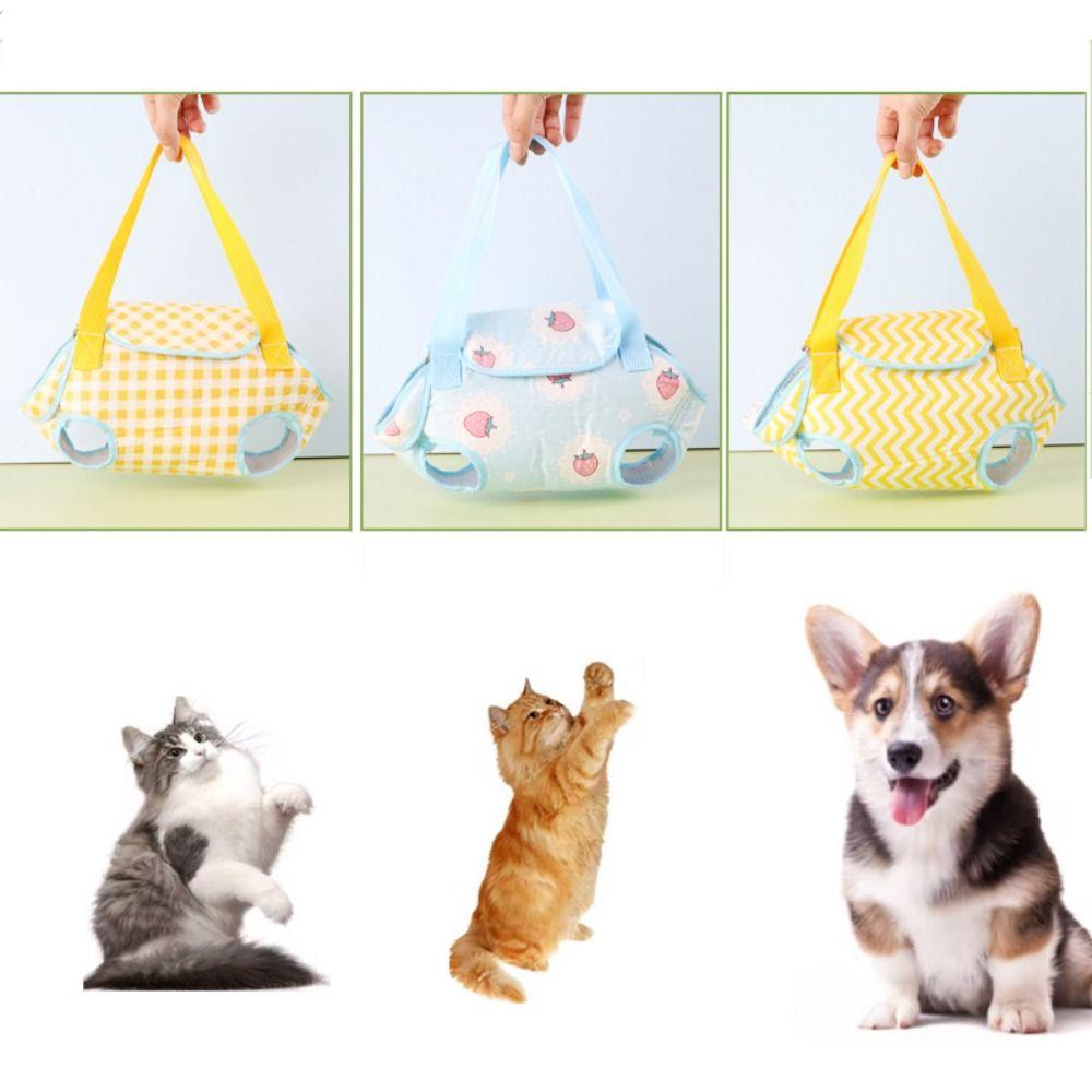 Adjustable Puppy Going Out Bag Breathable Cat Carry Bag Pet Outdoor Portable Bag for Walking