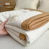 New Waffle Fiber Quilt, Summer Bare Sleeping Color Blocked Thin Quilt, Cool Air Conditioning Summer Quilt, Machine Washable