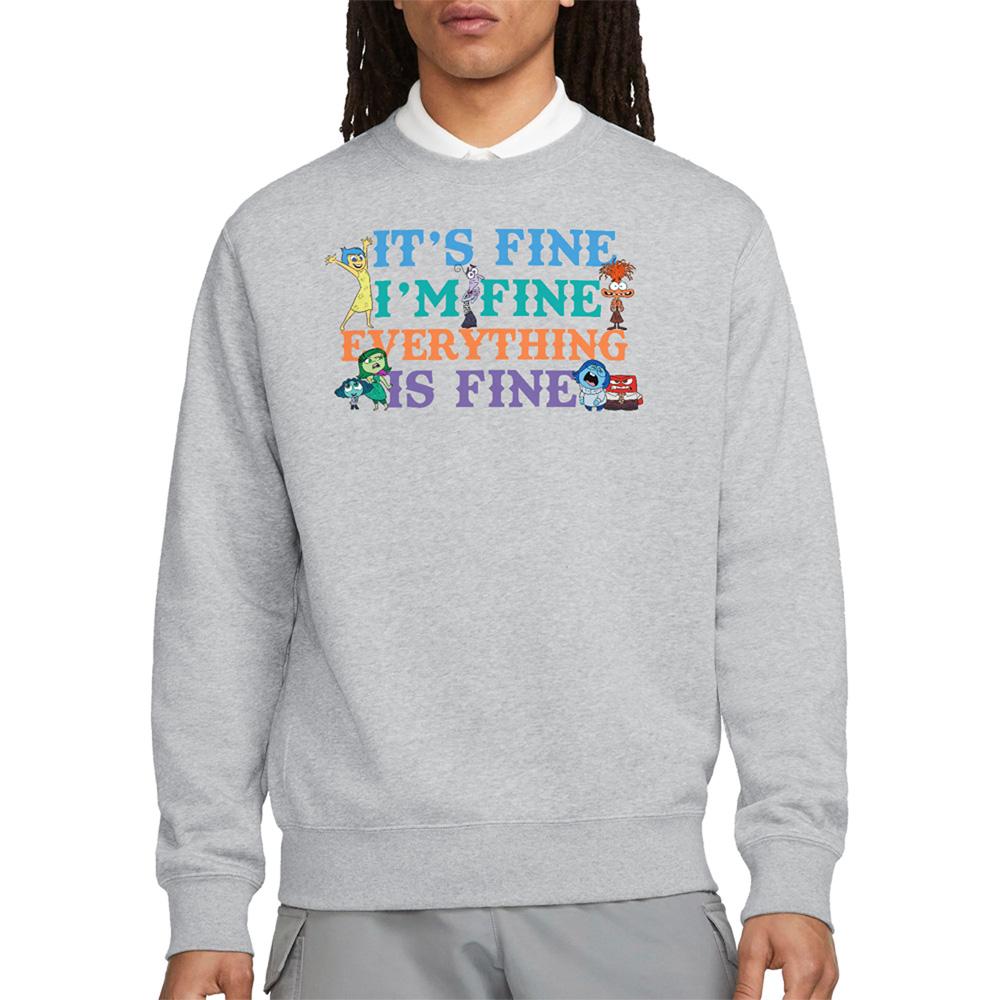 Inside Out 2 Womens/Ladies Its Fine I´m Fine Joy Sweatshirt