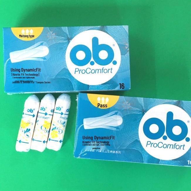 Johnson & Johnson OB Tampons - 5 Boxes, Regular, 16 Pieces Each, Internal Disposable, One-Piece Delivery