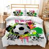 Basketball Football 3D Digital Printed Bed Kit Three Piece Quilt Cover
