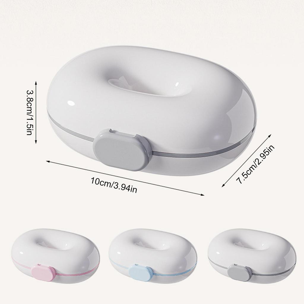 7Grid Organizer Container For Tablets Travel Pill Box With Seal Ring Small Box For Tablets Moisture-Proof Container For Medicine