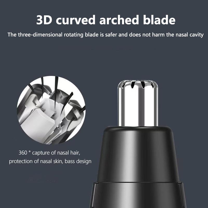 Usb Electric Nose Hair Trimmer For Nose And Ear Hair Shaver Electric Shaver Trim Nose Hair Hair Scissors For Women And Men