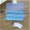 10Grid Can Split Transparent PP Plastic Storage Box Jewelry Small Components Hardware Tools Storage Organizer Closet Organizer