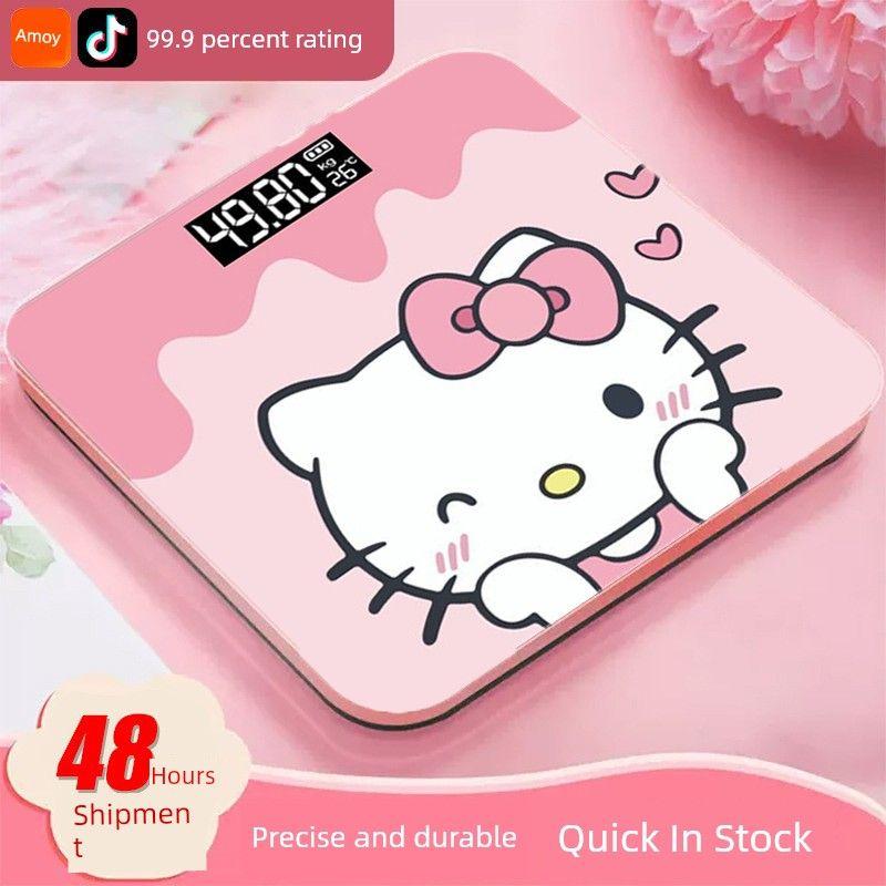 Electronic Scale, Household Weight Scale, Cartoon Cute, Accurate, Smart, Bluetooth Rechargeable Body Fat Scale, Girls' Fat Loss Health Scale