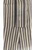 Men's Thin Striped V-Neck Button-Down Short-Sleeve Sleep Dress