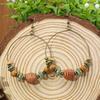 Bohemian Geometric Drop Women Earrings Ethnic Gypsy Wooden Beads Leaf Round Fringe Tassel Dangle Vintage Earrings Boho Jewelry