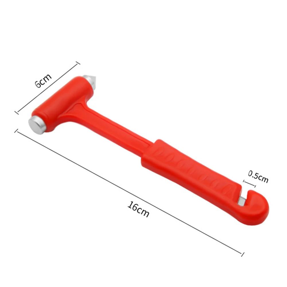 Car Safety Hammer Auto Emergency Glass Window Breaker Seat Belt Cutter Aluminum Alloy Life-Saving Emergency Tools Escape Hammer