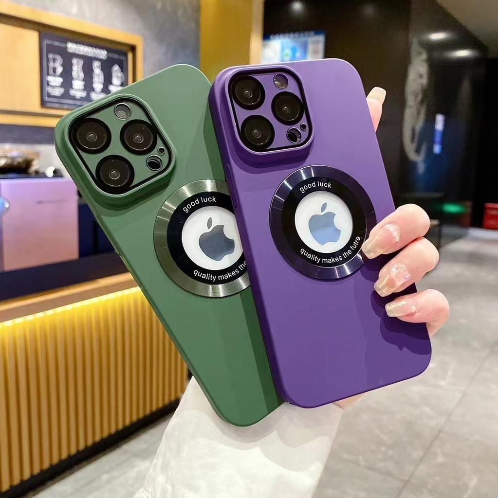 Applicable To IPhone 16 Crystal Shield Leakage Mark Magnetic Suction Mobile Phone Case Matte Apple 15 ProMax Full Inclusive Anti Fall Protection Case