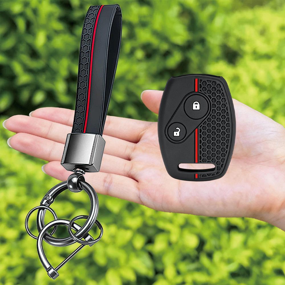 2026 Keychain Silicone Car Key Case Cover for Honda Fit CIVIC JAZZ Pilot Accord CR-V Freed Freed Pilot StepWGN Insight Key Shell