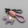 Keychain Fashion Trend Creative Leather Pony Keychain Small Pendant Gifts Practical To Send To Customers