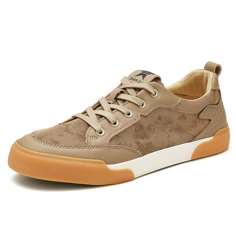 Neue Sommer Herrenschuhe Modisch und Vielseitig und Leicht und Lässig Herren Stoffschuhe Mesh Atmungsaktive Board Schuhe
