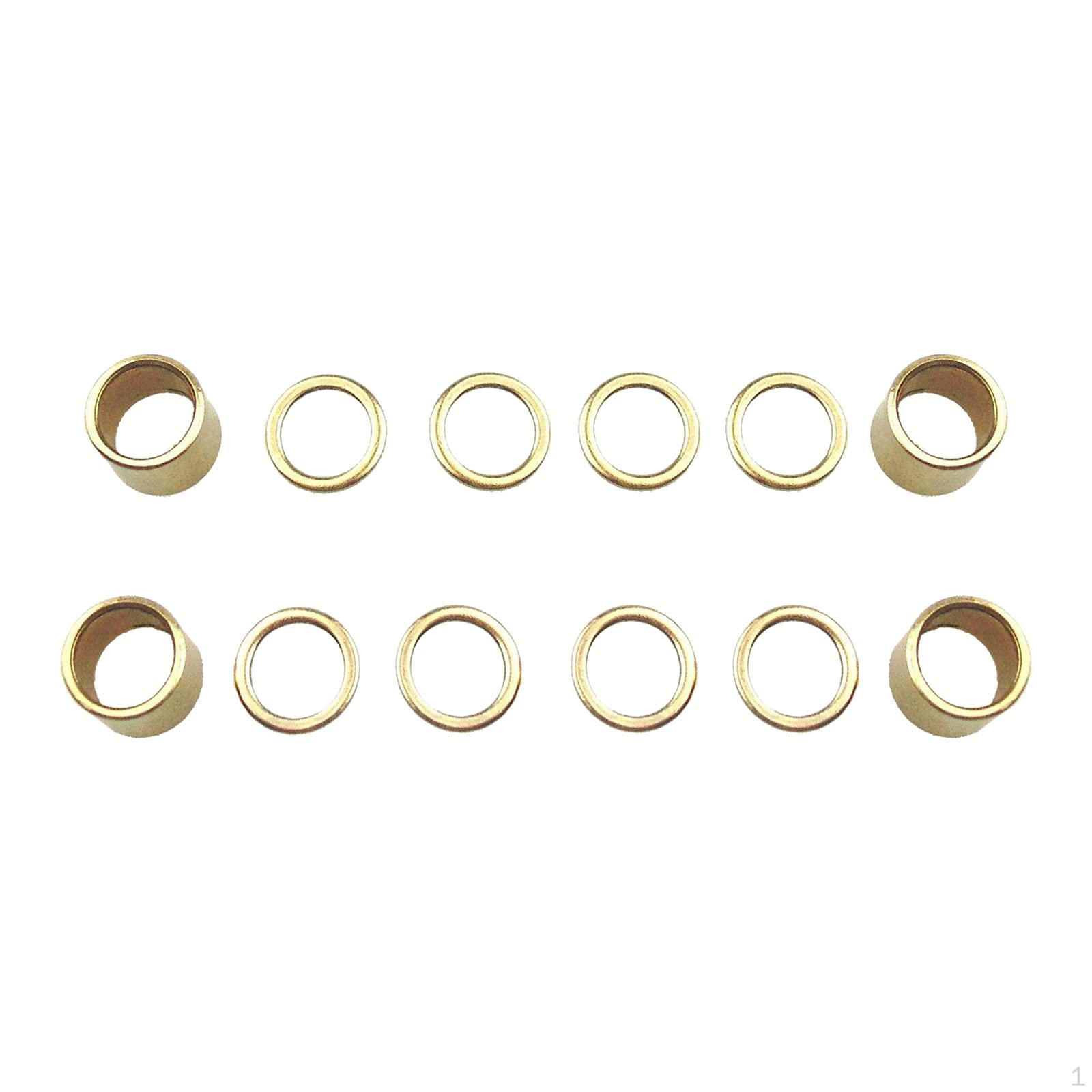 

Металлическая устойчивость к истиранию комплекта шайбы прокладок подшипника скейтборда Лонгборд золотистый