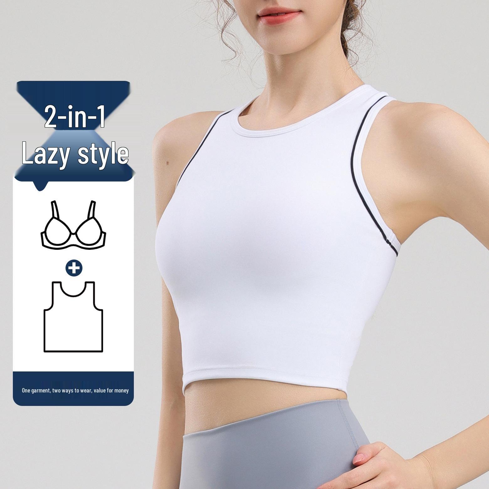 

Летний топ без рукавов в полоску с цветными блоками, прилегающий, для йоги, для женщин S