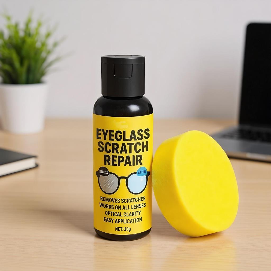 1pcs 30g Glasses Scratch Remover Mirror Grinding Cleaner Polishing Scratch-Resistant Solution for Camera Table Screen Car Watch