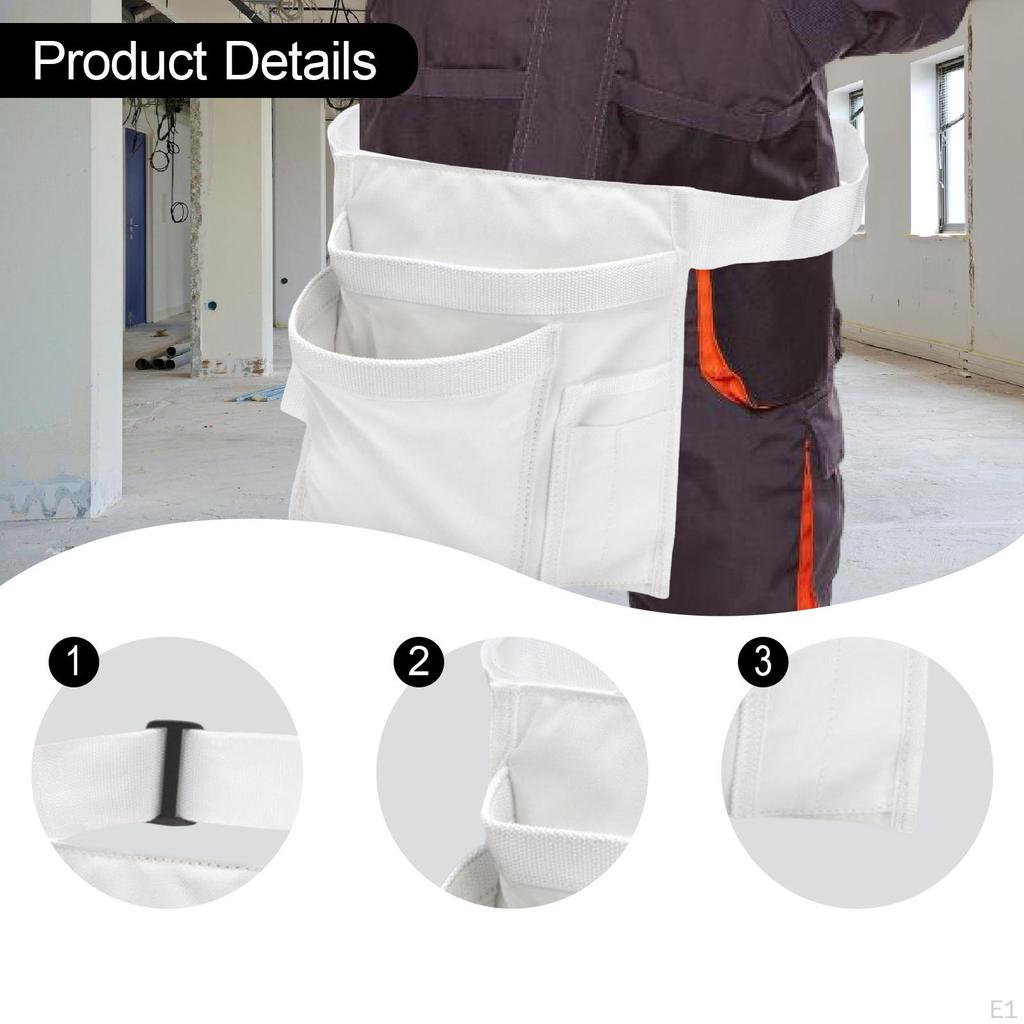 Verstellbare Gartengeräte-Organizer-Hüfttasche mit Beutel. Elektriker's Schürze für Klempner,