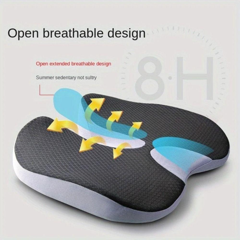 Non Slip Orthopedic Cushion Ventilated Office Chair Pad NEW Memory Foam Cushion  Home