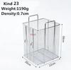 Stainless Steel Fryer Screen French Fries Frame Square Filter Net Encrypt Colander Strainers Shaped Frying Fried Mesh Basket