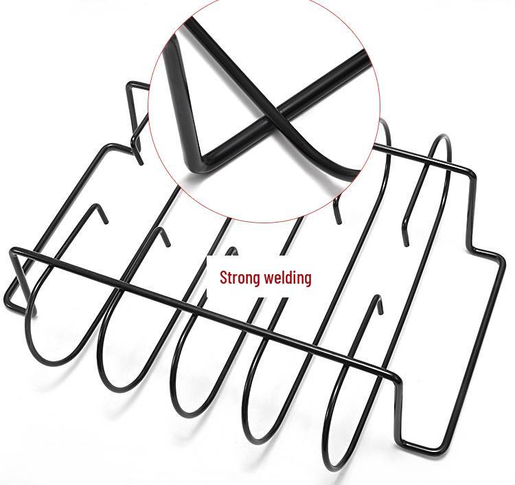 Non-Stick BBQ Grill Basket & Rib Rack for Outdoor Grilling