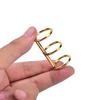 1X Metal Notebook Loose Leaf Binder Binder Ring Snap Album Split Hinged Keyring