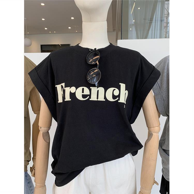 T-shirt coreana trendy slim con spalle scese 2025 - Top casual estivo da donna a vestibilità larga