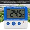 ABS Indoor Outdoor Large LCD Display Mini Alarm Thermometer Livestock Farm Electronic Temperature