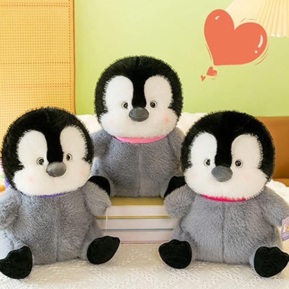 Cute Penguin Stuffed Dolls Cartoon Penguin Soft Pillow Animal Doll Penguin Plush Toy  Room Decor