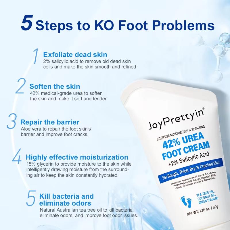 Urea Foot Cream Heel Dead Skin Removal Moisturizing Treatment Cream For Dry Cracked Feet Knees Hand Skin Care Beauty Health
