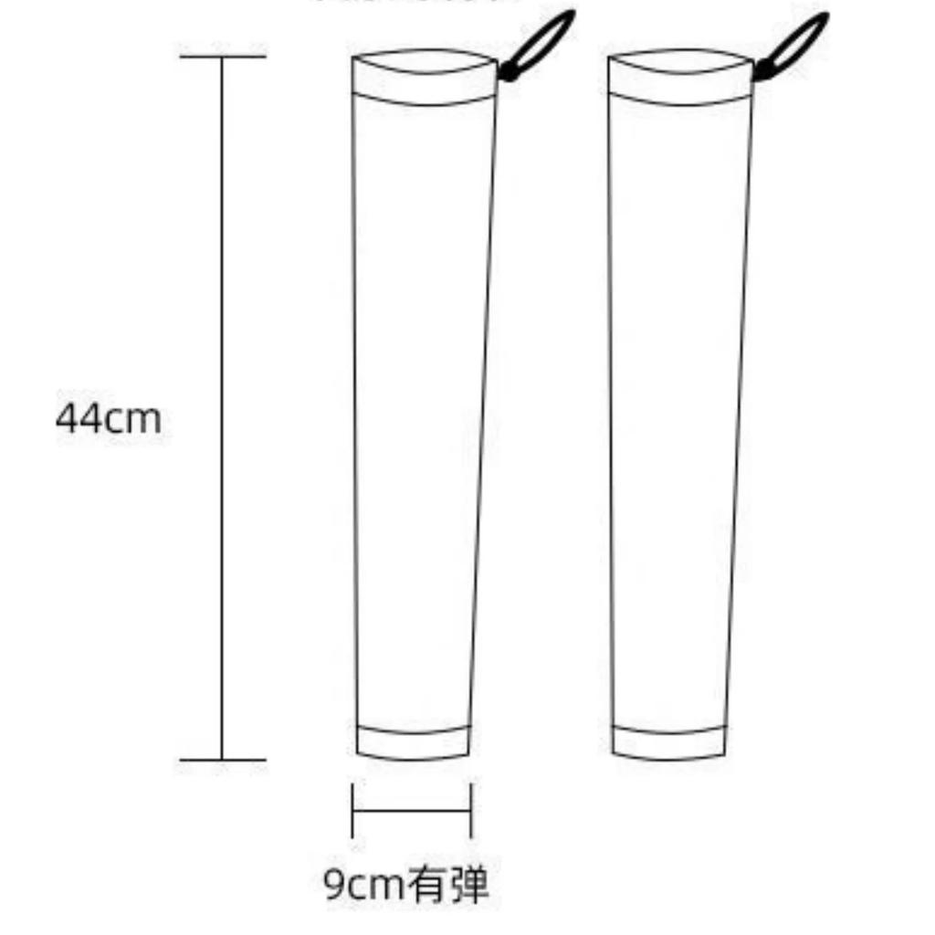 1Pair Crinkle Texture Adjustable Sleeve Covers For Women Cute Pink Label Sun Protection Arm Sleeves For Outdoor Activities