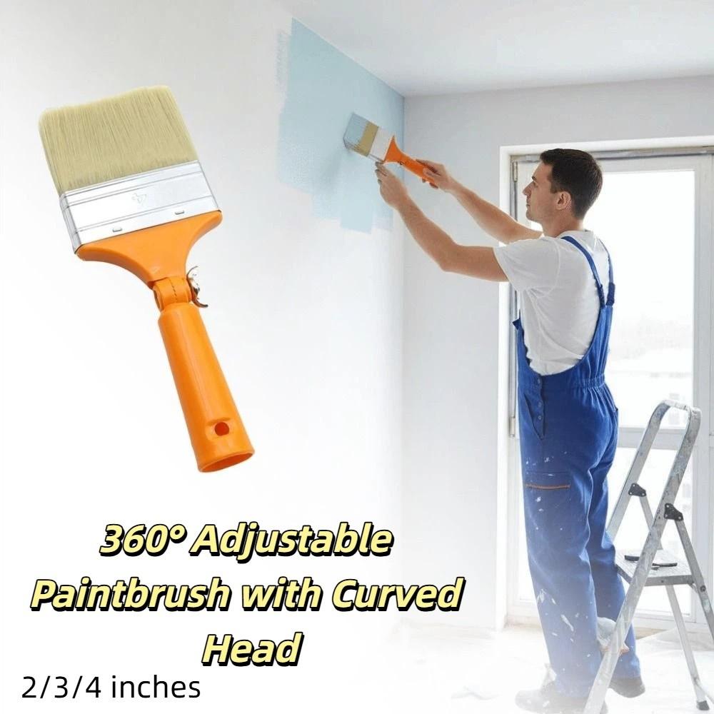 Adjustable Brush Head Adjustable Paintbrush Thickened Paintbrush Hard-to-Reach Areas