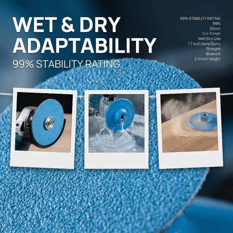 Angle Grinder Polishing Pad Selfadhesive Sanding Disc Backing Plate Durable Set for Woodworking and Car Refinishing