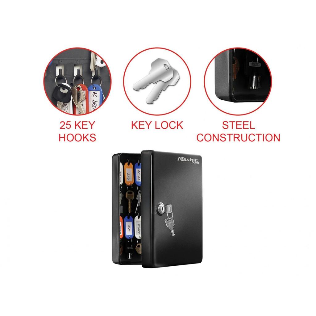 Master Lock Sleutelopbergkluis voor 25 Sleutels