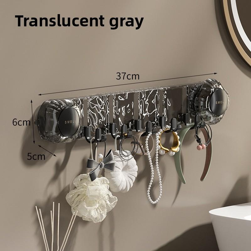 Vacuum Suction Cup Towel Hook With Heavy Duty Pet Material For Bathroom And Kitchen Storage