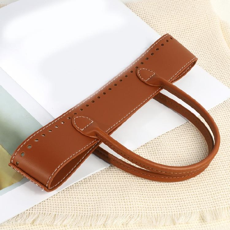 Bag Handle With Reinforced Design And Holes For Women PU Leather Craft DIY Crocheting Bags Making Accessories