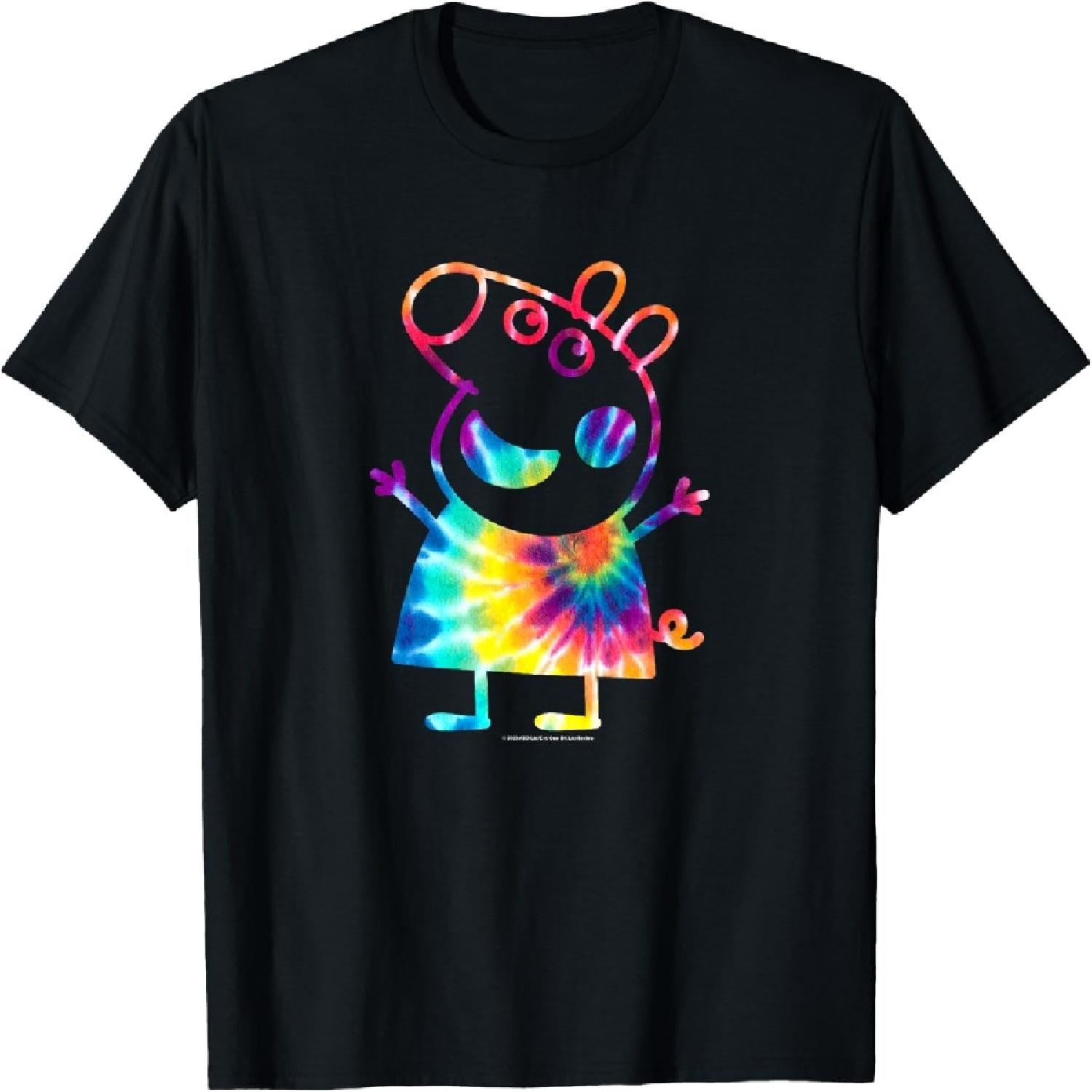 

Peppa Pig Tie Dye Portrait T-Shirt XXXXXL різнокольоровий