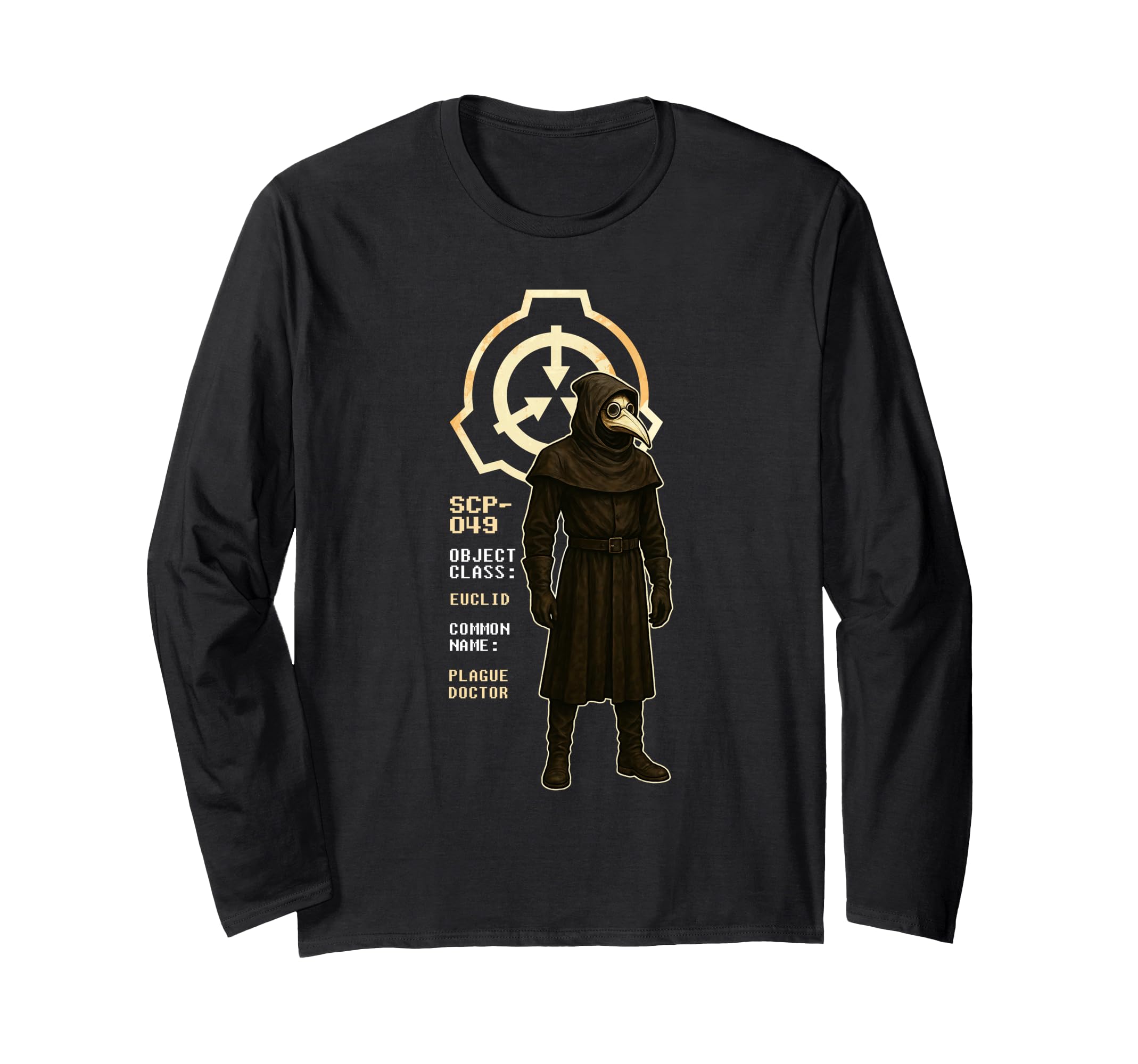 SCP-049 Plague Doctor: Containment of Anomalous Objects. Long-sleeved T-shirt.