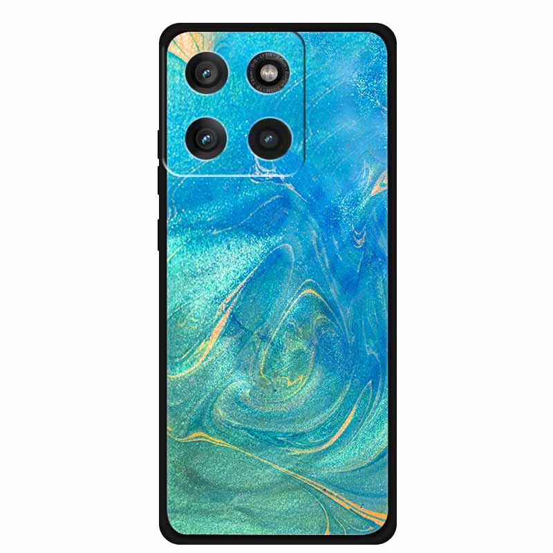 For Moto Edge 60 Pro Case XT2507-1 Coque Multi Colored Marble Pattern Soft Silicon Back Cover for Motorola Edge 60 Pro 5G Bumper