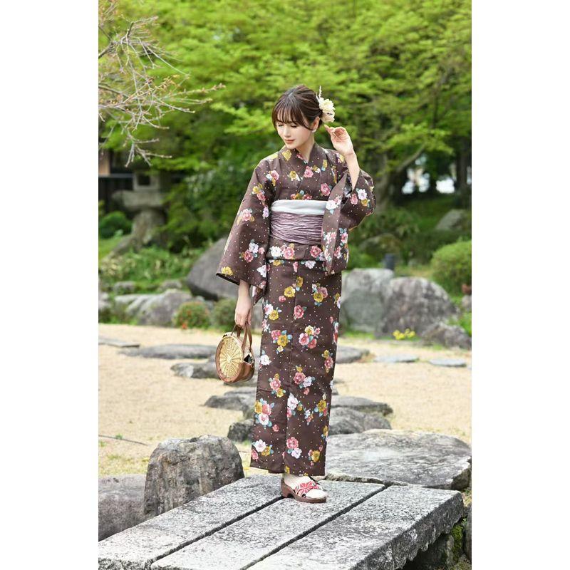 

Японское кимоно халат женский традиционный формальный стиль ткань из чистого хлопка японская съемка дорожная одежда многостилевой 1# Traditional Bathrobe One-piece kimono